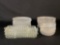 Assorted Glass Snack Platters
