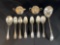 Assortment Of Silverplated Flatware, Creamer & Sugar