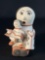 Acoma Pottery storyteller figurine featuring a mother and two babies Navajo ,R Chacho