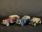 (3) Franklin Mint Die-cast Collectible toy Cars