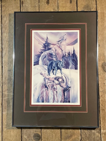 Jody Bergsma "Ceremony For A Black Wolf- In Respecting All Living Things -I Respect Myself,"AP