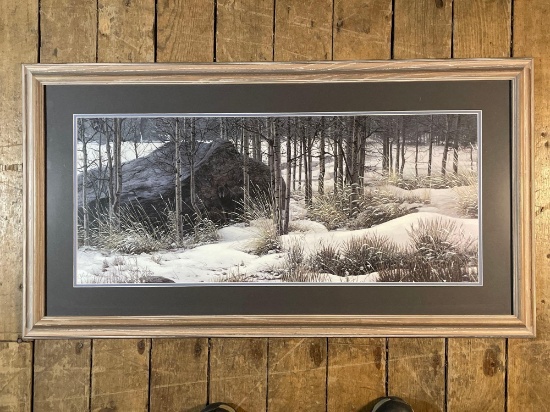 Stephen Lyman 88 Signed Limited Edition Print Singed By Andrea Lyman 1019/2500