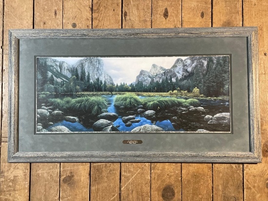 Stephen Lyman "Allwahnee," The Deep Grassy Valley, Signed By Andrea Lyman