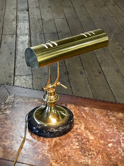 Brass Piano/Desk Adjustable Lamp