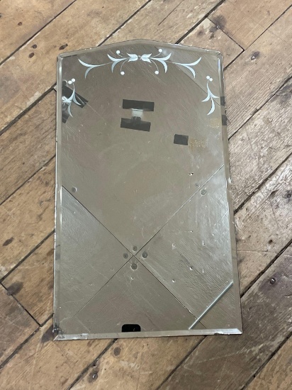 Etched Wall Mirror