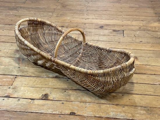French Grape Harvesting Basket