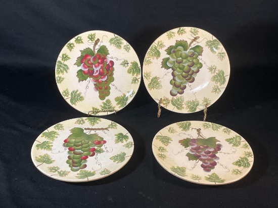 (4) Pacific Rim Fruit Plates