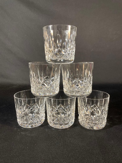 (6) Waterford Crystal Tumbler Glasses