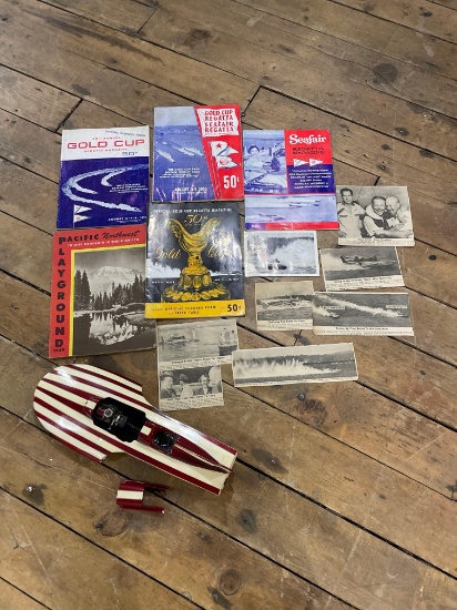 Jet Boat Model & Ephemera