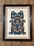Alaskan Inuit Style Tribal Totem Art, 