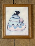 Diana Martin Signed LR Framed Print