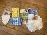 Assorted Linen Napkins Doileys Etc.