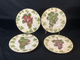 (4) Pacific Rim Fruit Plates