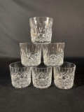 (6) Waterford Crystal Tumbler Glasses