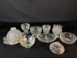 Assortment Of Clear Glass Dishes