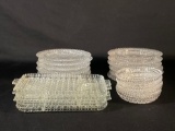 Assorted Glass Snack Platters