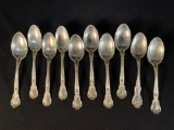 (10) Gorham Chantilly pattern Sterling Silver Spoons