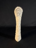 Bali Indonesian Hand Carved Water Buffalo Horn Totem