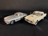 (2) Franklin Mint Die-cast Collectible toy Cars