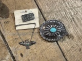 Native American Buckle, Pin & Clip