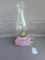 Cranberry snowflake finger lamp
