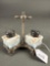 Victorian wavecrest Billows salt and pepper