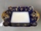 Flow blue Haviland limoges serving bowl