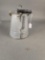 Grey granite ware coffee pot
