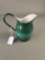 Green banded granite milk pitcher