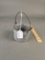 Small grey granite bucket