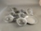 8 pieces various grey granite