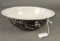 Brown mottled wash basin
