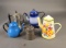 5 granite coffee pots