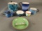 7 pieces various colored granite