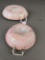 2 pieces French floral granite ware