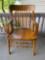 Massive oak/ash arm chair