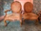 Provenance French Mr. and Mrs. Aubusson chairs