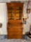 Oak cylinder roll sec/bookcase