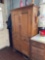 Oak/ash kitchen cupboard/pie safe