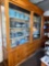 Huge oak store display case pre 1900