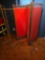 2 oak divider screens, one stick and ball