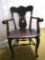 Mahogany North Wind arm chair