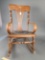 1890s child oak rocker matches previous lot