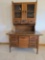 Oak hoosier kitchen cabinet