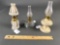 3 children's kerosene lamps with shades
