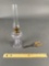 Child's kerosene lamp turning purple (pre 1917) w/ child's curling iron
