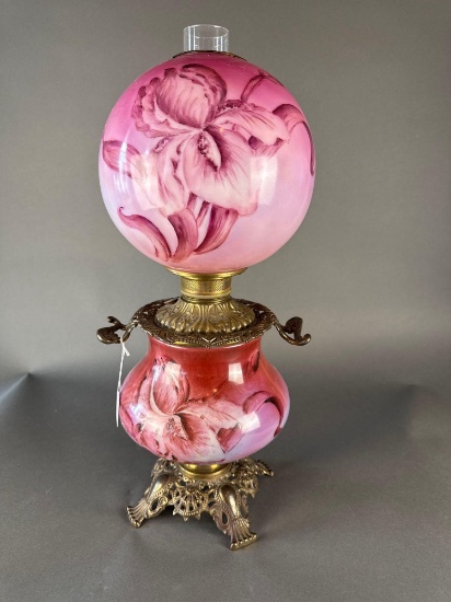 Victorian "Gone with the Wind" Lamp, Original