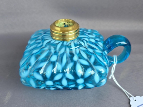 Blue snowflake finger lamp