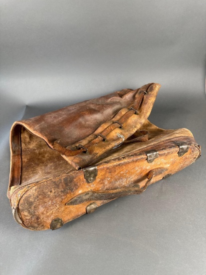 Large leather Stage Coach mail bag used on stage from Wallowa to Joseph