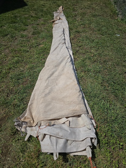 18'+ tipi very heavy canvas, good condition